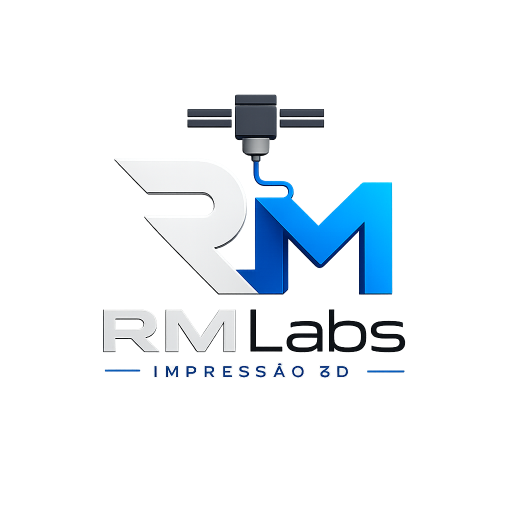 Logotipo oficial da RM Labs Impressão 3D